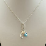 Sea_glass_Sea_Talisman_charm_necklace_with_Sterling_Silver_Paperclip_chain_f