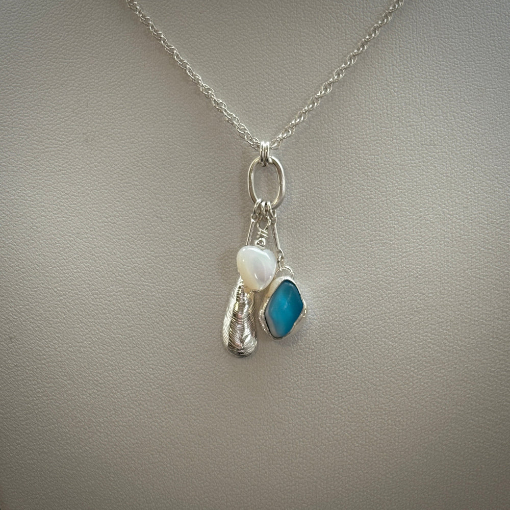Sea_glass_Sea_Talisman_charm_necklace_with_Sterling_Silver_Rope_chain_d