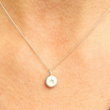 Seren Sterling Silver stamped Star charm necklace