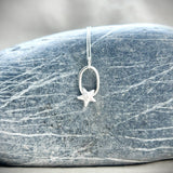 Seren Sterling Silver Single star necklace