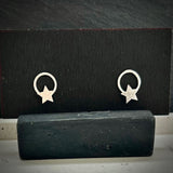 Seren Star Studs – Sterling Silver star earrings