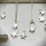 Seren Sterling Silver Single star necklace