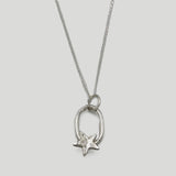 Seren Sterling Silver Single star necklace