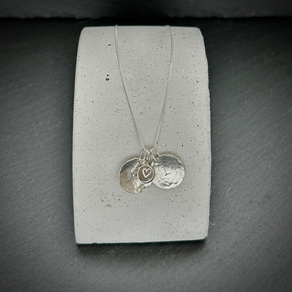 Stamped pendant necklace workshop 