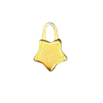Star padlock charm