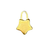 Star padlock charm