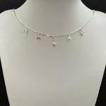 Starfall Sterling Silver choker necklace