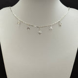 Starfall Sterling Silver choker necklace