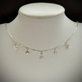 Starfall Sterling Silver choker necklace