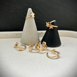 Stellar Gold Hoop Earrings – Gold-Filled Hoops with Star