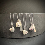 Sterling Silver heart pendant necklace