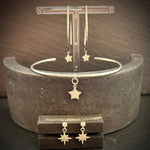 Sterling silver sparkle star jewellery