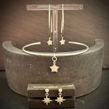 Sterling silver sparkle star jewellery