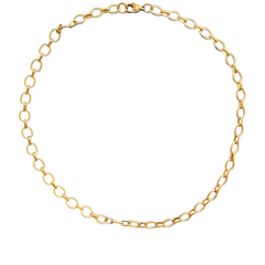 Textured link Necklace  18"