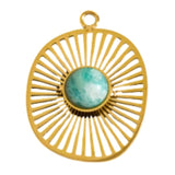 Turquoise filigree