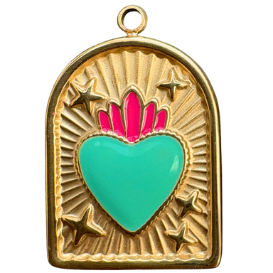 Turquoise Sacred heart