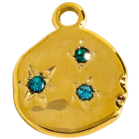 Blue crystal circle