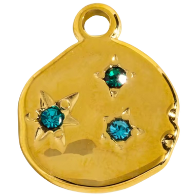 Blue crystal circle