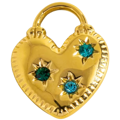Blue stones heart