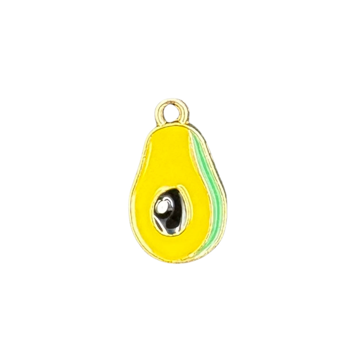 Coloured avocado charm