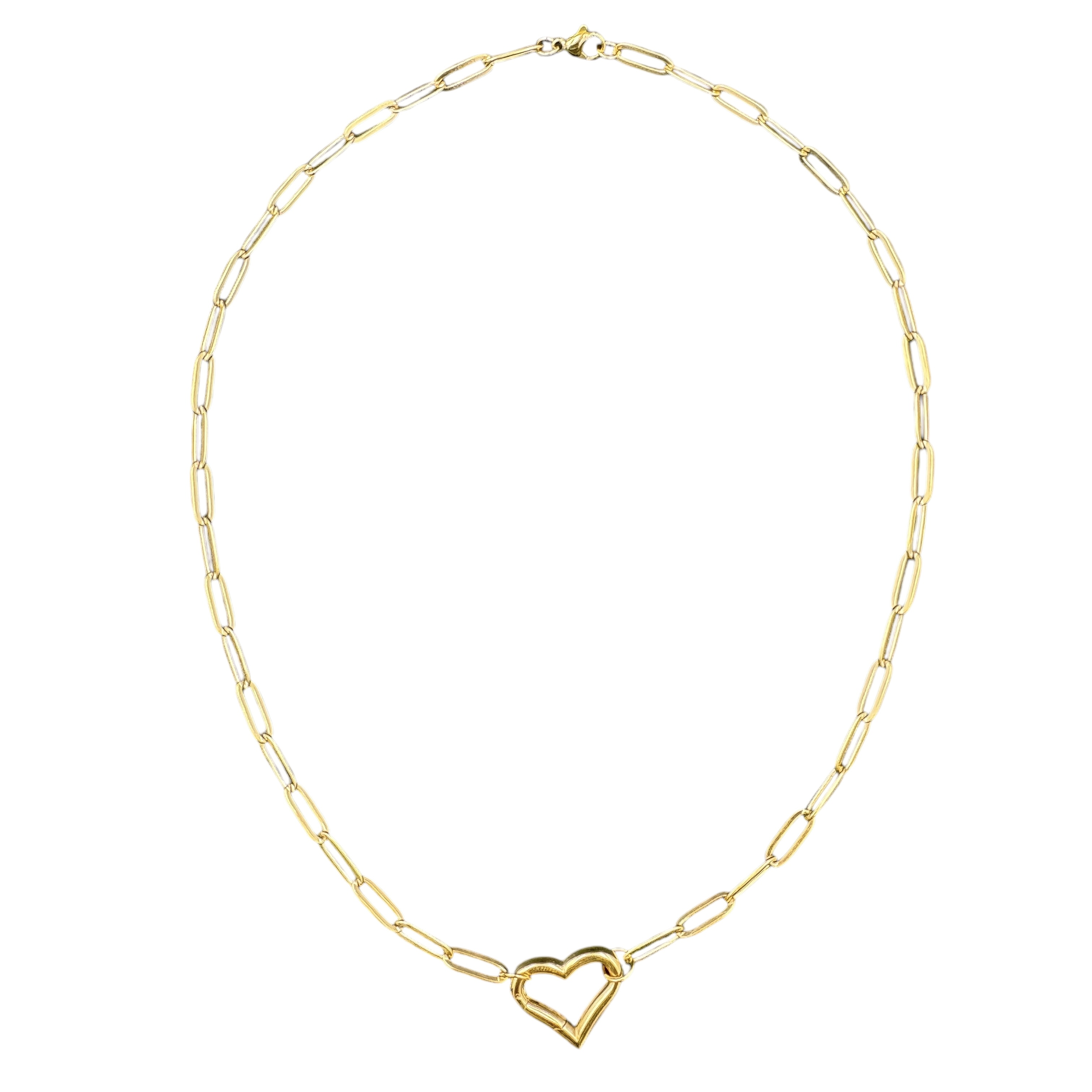 Heart Carabiner Chain