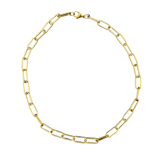 Rounded Paper Clip Chain